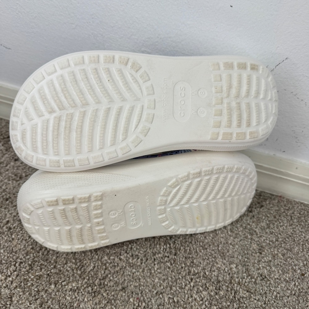 Crocs Classic Crush Sandal Butterfly Platform Slide Women 8 Fairy Chunky Comfort - Picture 6 of 8